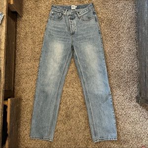 Princess Polly Asymmetrical Jeans